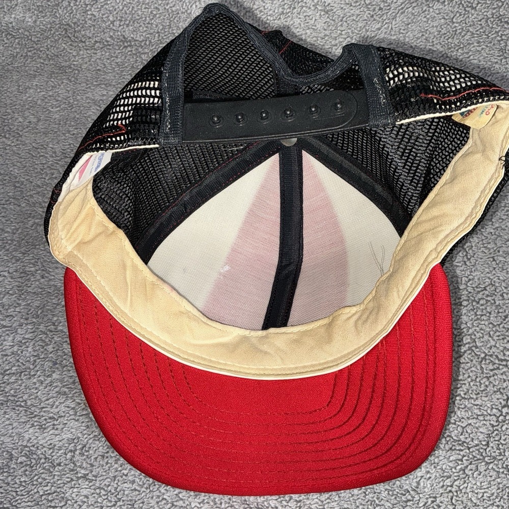 Tampa Bay Bandits USFL Snap Back Hat AJD vintage USA Made Size L  80'S ERA - Picture 4 of 6